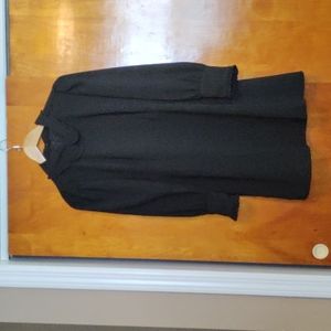 Black long sleeve J Crew dress